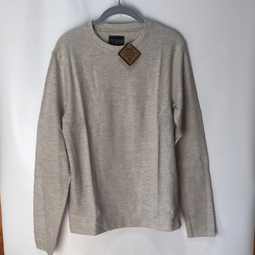 PX Clothing Men's Long sleeve Crew Pullover